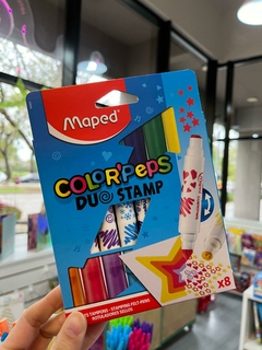Marcadores MAPED duo stamp