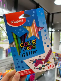 Marcador MAPED glitter x10