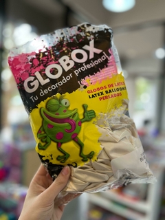 Globo 12 p perlado blanco x 50