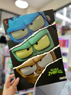 Carpeta MOOVING 3 solapas Ultra Zombies