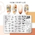 NICOLE DIARY-237 French Line Flower Nail Stamping Plates Geometric Leaf Floral Stainless Steel Nail Art Stamp Stencil - loja online