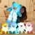 pelúcia luminosos de 30 cm com led colorido brilhante na internet