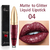 Pudaier Glitter Velvet Matte Lip Gloss Waterproof Long Lasting Red Black Liquid Lipsticks Makeup Sexy Shiny Lip Tint Cosmetic - Baena Shop