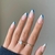 24Pcs Oval Head False Nails Pink Almond Artificial Fake Nails With Glue Full Cover Nail Tips Press On Nails DIY Manicure Tools - loja online