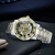 WINNER Transparent Skeleton Watch for Men Mechanical Wristwatches Diamond Watches Mens Luxury Stainless Steel Strap Unisex Clock na internet
