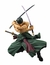 Anime Portrait of Pirates Roronoa Zoro Battle PVC Action Figure Toy Anime Figures Collection Model Doll Children Gift na internet