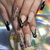 Imagem do 24pcs False Nail Full Cover Fake Nail Elegant Pink Gradient Glitter French Short Nails Coffin Short False Nail Press On Nails
