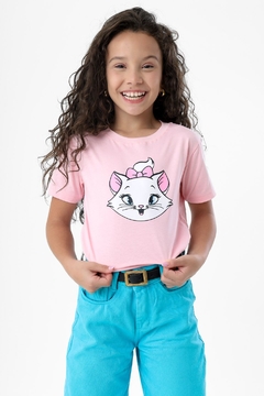 T-shirt infantil gatinha marrie - comprar online