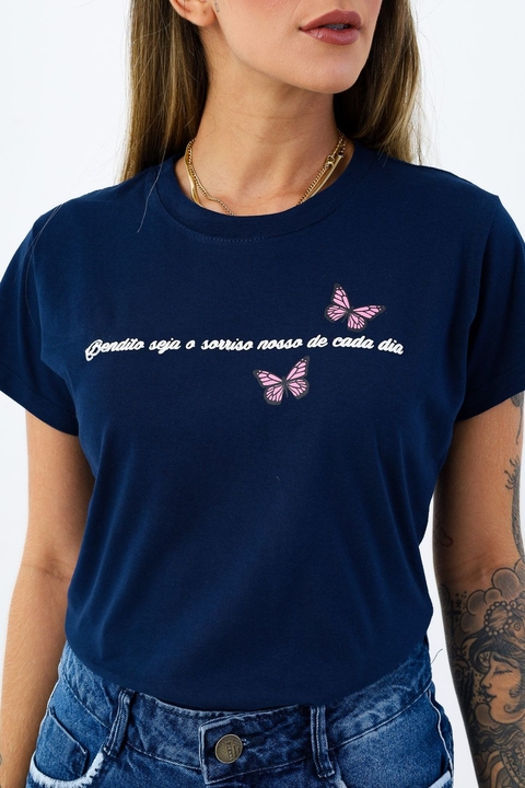 T-shirt - "Bendito seja o sorriso nosso de cada dia"