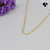 Colar Banhado a Ouro 18k Corrente Estilo Singapura - Zohar