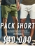 PACK 10 SHORT RUSTICOS LISO.