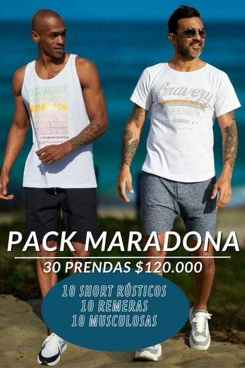 PACK MARADONA 30 PRENDAS.