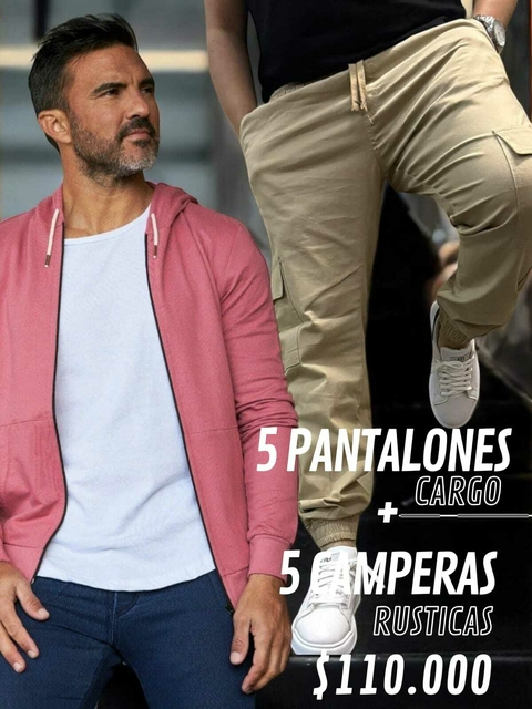 PACK 5 JOGGER CARGO 5 CAMPERAS RUSTICAS. - comprar online