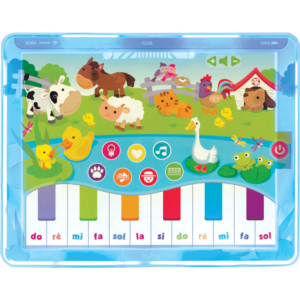 TABLET CANTANDO COM OS ANIMAIS