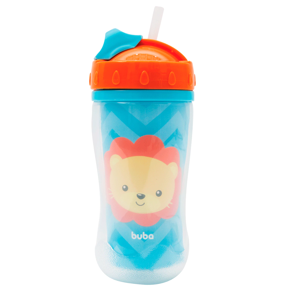 COPO PAREDE DUPLA ANIMAL FUN LEAO