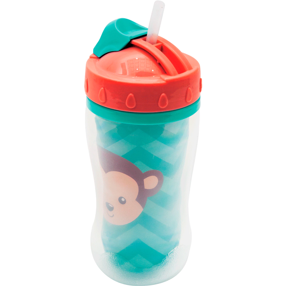 COPO PAREDE DUPLA ANIMAL FUN MACACO