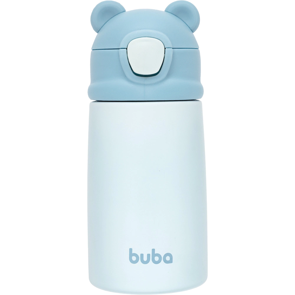 GARRAFA TÉRMICA PAREDE DUPLA URSINHO AZUL - BUBA