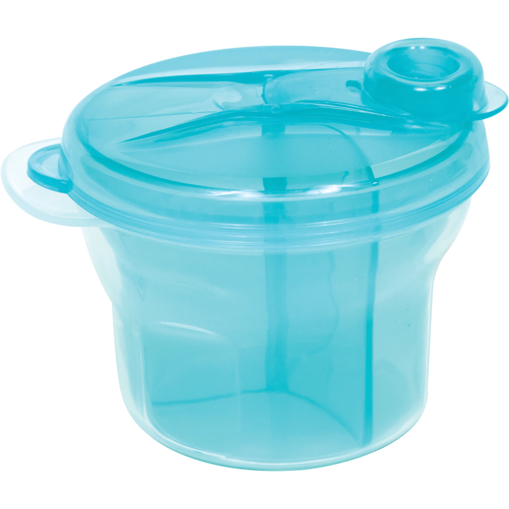 POTE PARA LEITE EM PO COM DIVISORIA AZUL