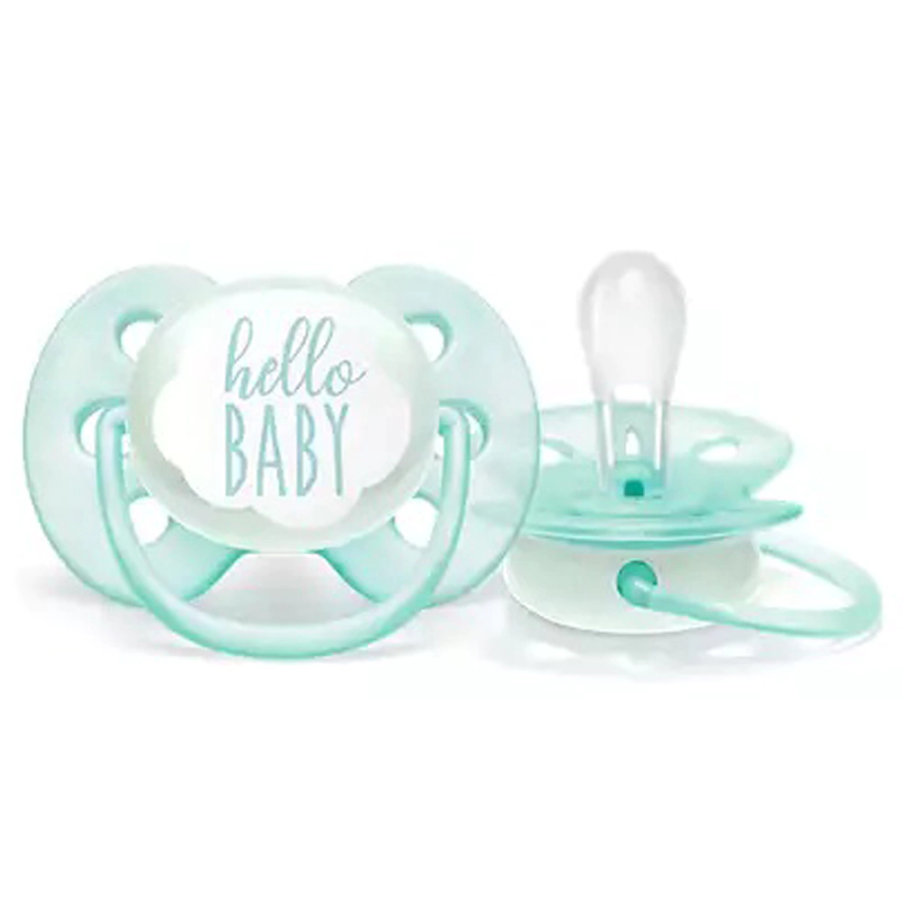 CHUPETA ULTRA SOFT UNITÁRIA HELLO BABY VERDE 0-6M