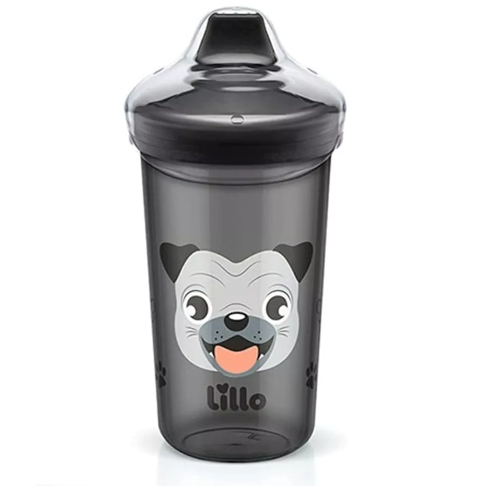 COPO LILLO MAX ANTIVAZAMENTO PRETO CACHORRO 320ML 12MESES+