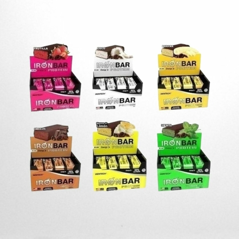 Barra de proteína Gentech iron bar caja x 20unid