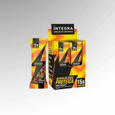 Barra Integra Proteica Maní y Chocolate x10u