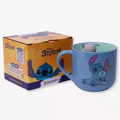 CANECA 350ML COM INFUSOR PARA CHA STITCH - DISNEY - loja online