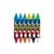 GIZ DE CERA BIG BICOLOR SONIC C/ 6 UND E 12 CORES LEOLEO - comprar online