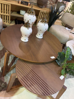 Set mesas redondas petiribí - Bilardo DecoHome