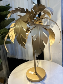 Lámpara de mesa Palmera dorada - Bilardo DecoHome