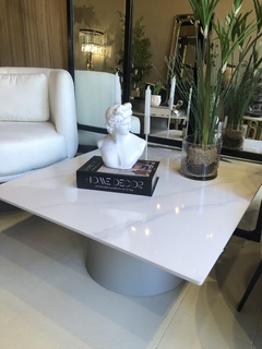 Mesa baja cuadrada tapa porcelanato - comprar online