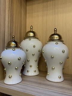 Set de jarrones cerámica x3