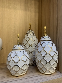 Set de jarrones Cerámica x3