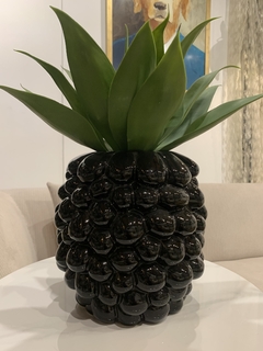 Florero globo negro - comprar online