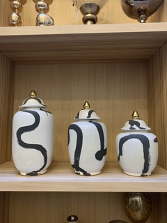 Set de jarrones cerámica x3 - comprar online