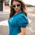 T-shirt de Luxo Take it easy azul - comprar online