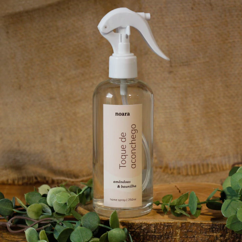 Home Spray Toque de aconchego (amêndoas e baunilha)
