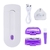 Imagem do kit de remoção do cabelo, usb recarregável feminino