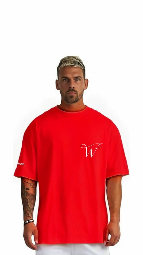Camiseta Oversized Red W