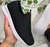 Tênis Preto Feminino Knit - Gizza Shoes Calçados e acessórios femininos