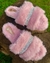 Pantufa Chinelo Slide Feminino Pelinho Pelúcia Strass confortável