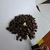 Anel cafezin com banho de ouro. na internet