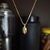 Colar cafezin com banho de ouro