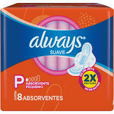 Absorvente Always Super Proteção Suave com Abas 8 Unidades P