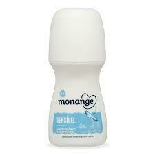 Desodorante Monange Roll-On Sem Perfume Sensível 50ml