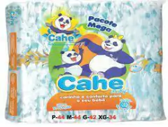 Fralda Infantil Cahe Mega - CAHE FRALDAS Tamanho M 44 un