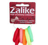 Kit Elásticos de Cabelo Neon Tradicional com 6 Zalike