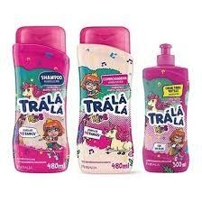 Kit Shampoo 480ml + Condicionador 480ml Trá Lá Lá Hidrakids Grátis Creme para Pentear 300ml
