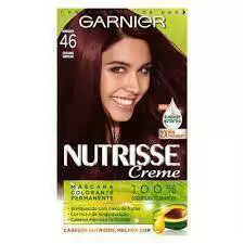 Loreal Nutrisse Coloração 46 Borgonha Castanho Vermelho - Garnier