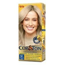 Tintura Cor&Ton 9.1 Louro Claro Cinza Un